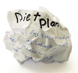 Crumpled diet plan