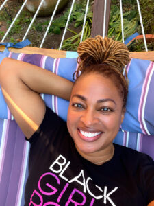 Chilling in a hammock