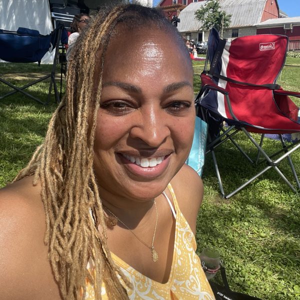 Lisa at festival
