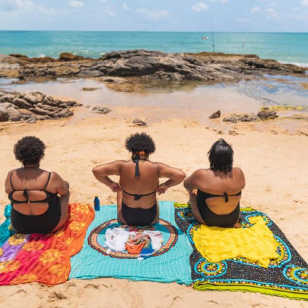 Ladies enjoying the beach