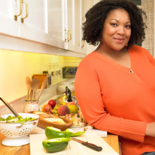 Lady in the kitchen