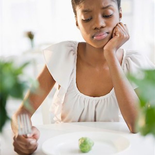 sad diet girl
